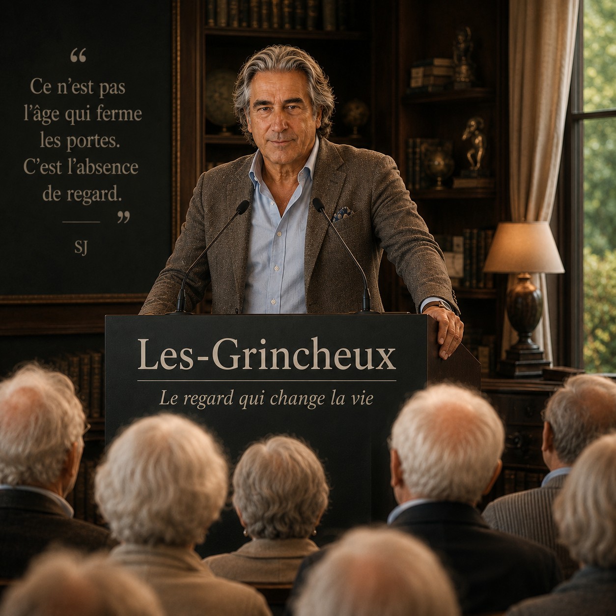 Senior le regard